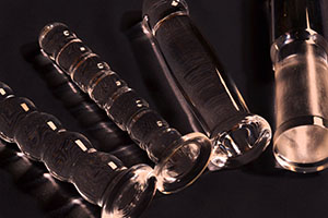 Glass and Acrylic Dildos